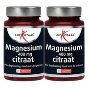2x Lucovitaal Magnesium Citraat 400mg 30 tabletten