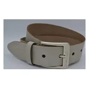 4cm brede ecru echt lederen jeans riem maat 95