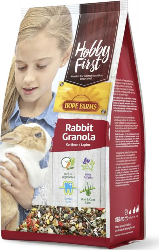 6x HobbyFirst Hope Farms Konijn Granola 800 gr