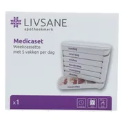 Livsane Medicaset Medicijnenbox Wit