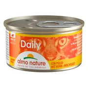 48x Almo Nature Daily Menu Kattenvoer Nat Mousse Kip 85 gr