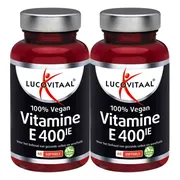 2x Lucovitaal Vitamine E 400 IE 100% Vegan 60 capsules