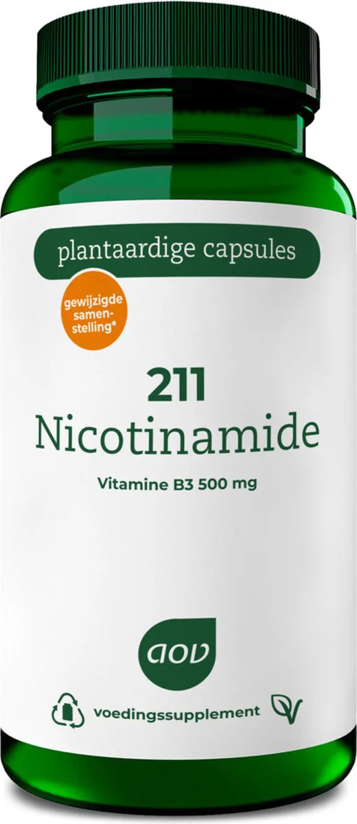 AOV 211 Nicotinamide (500 mg) 60 vegacapsules