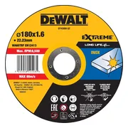 DeWALT DT43908 Doorslijpschijf RVS 180mm