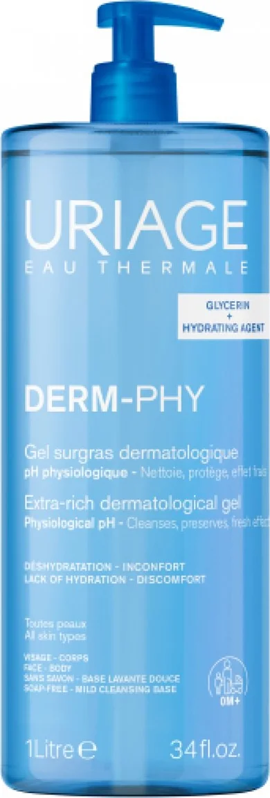 Uriage Derm-Phy Extra-Rich Dermatological Gel 1LT