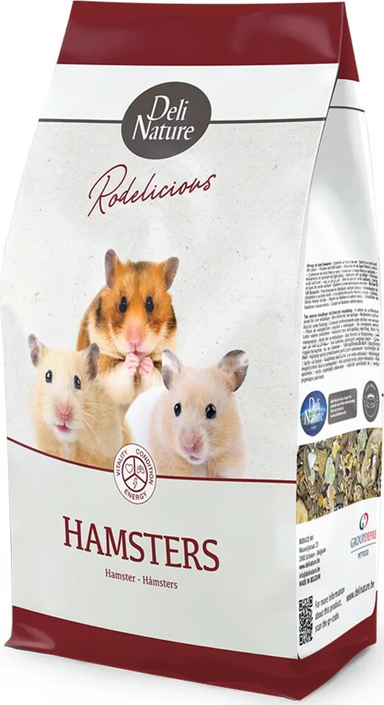 5x Deli Nature Rodelicious Hamstervoer 750 gr