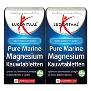 2x Lucovitaal Marine Magnesium 30 kauwtabletten