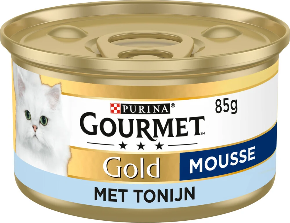 Gourmet Gold Kattenvoer Nat Mousse Tonijn 85 gr