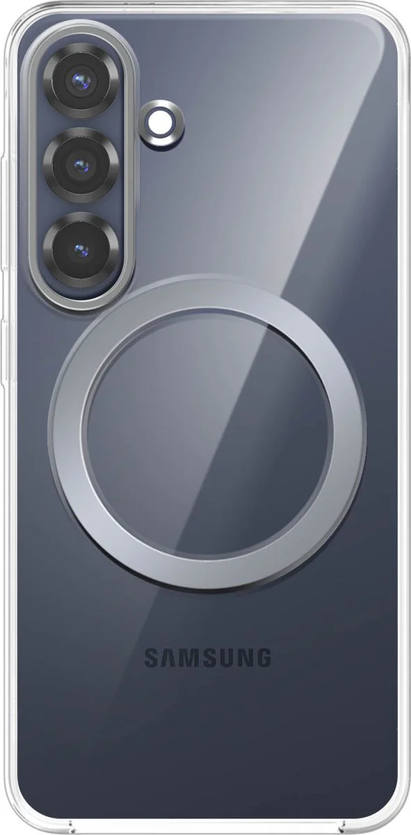 Samsung Galaxy S25 Back Cover met Magneet Transparant