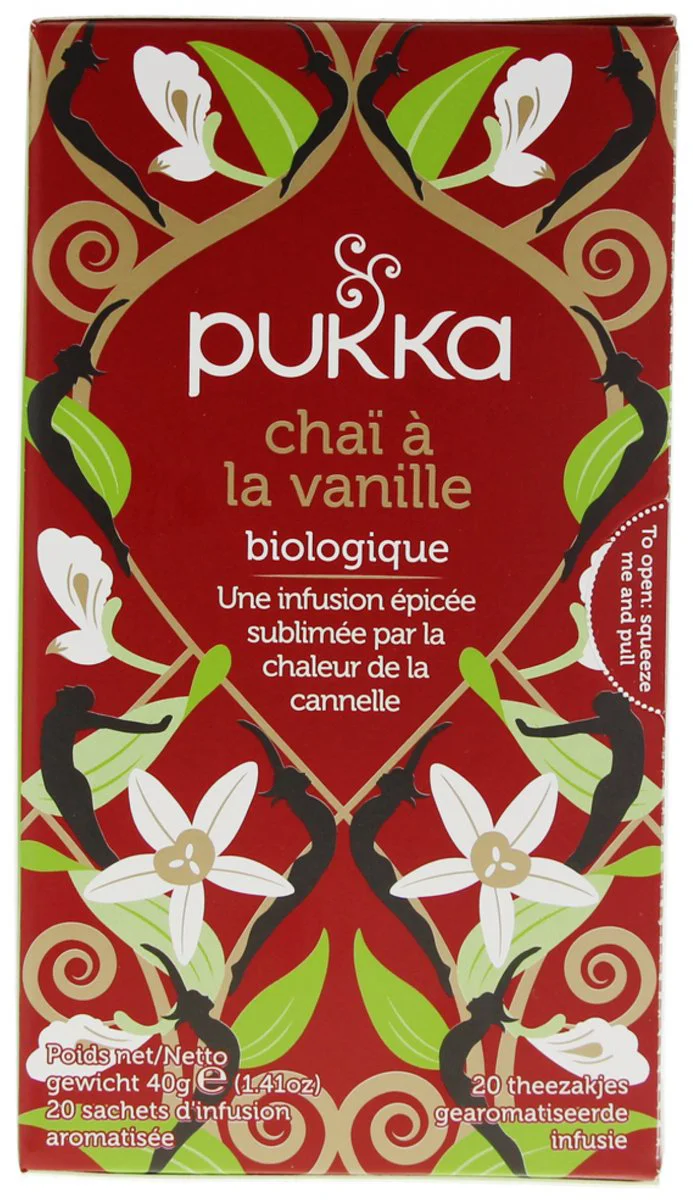 Pukka Biologische Thee Vanilla Chai 20 stuks