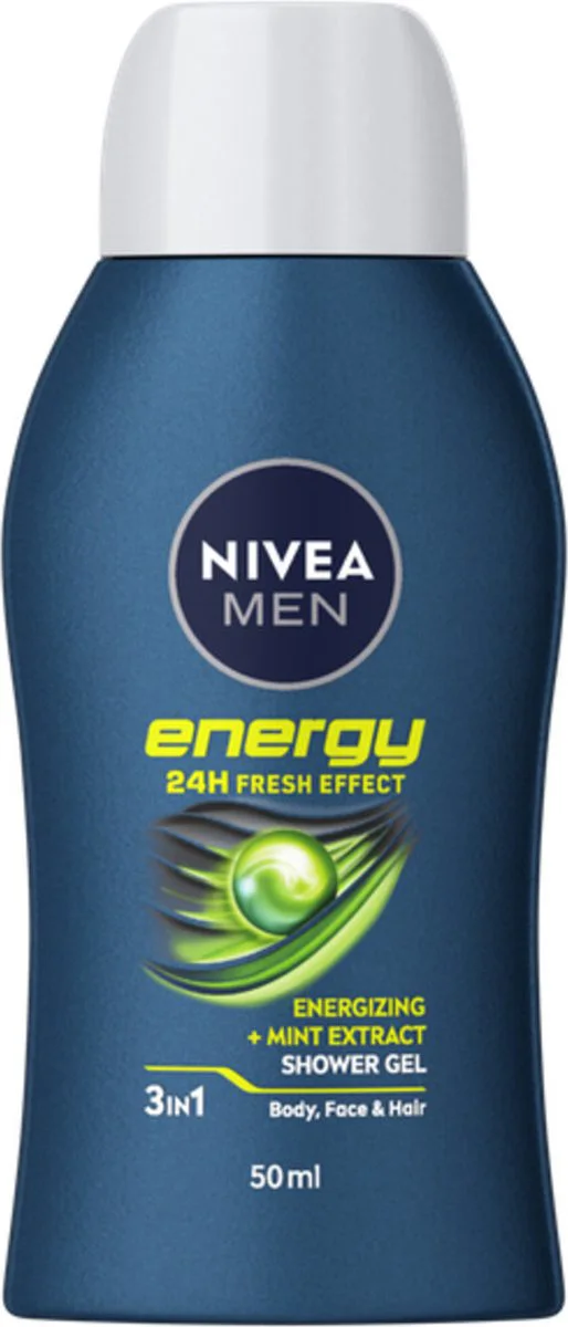 NIVEA Men Douchegel Energy Mini Reisformaat 50 ml