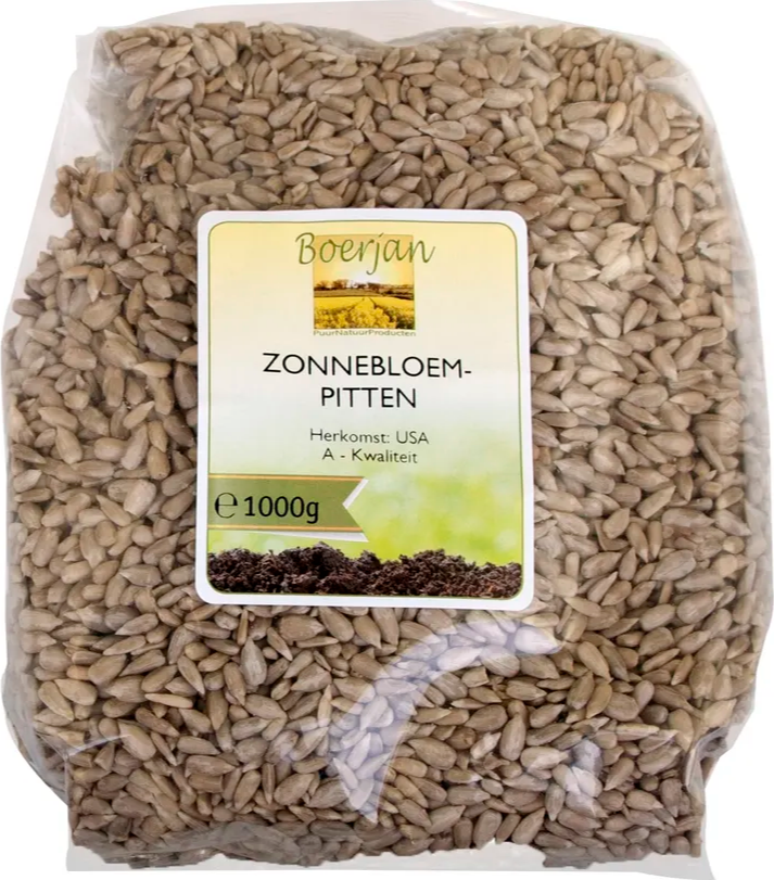 Boerjan Zonnebloempitten 1KG
