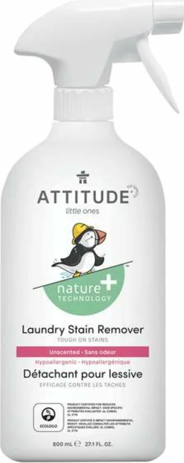 Attitude Baby Leaves Unscented Laundry Stain Remover 800ML