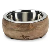 Designed by Lotte Mandira - voerbak Hond - eetbak Hond - Drinkbak Hond - Hout - 650 ml