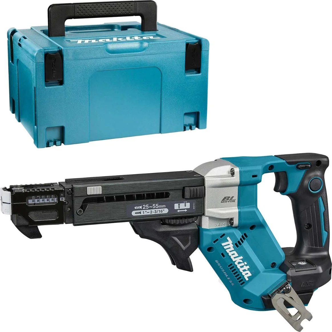 Makita DFR551ZJ Accu bandschroefmachine 25-55mm 18V Basic Body in Mbox