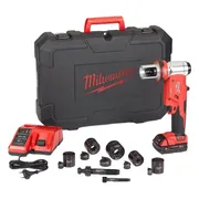 Milwaukee M18 HKP-201CA Accu Hydraulische Ponsmachine Set FORCE LOGIC™ 18V 2.0Ah in koffer - 4933451204