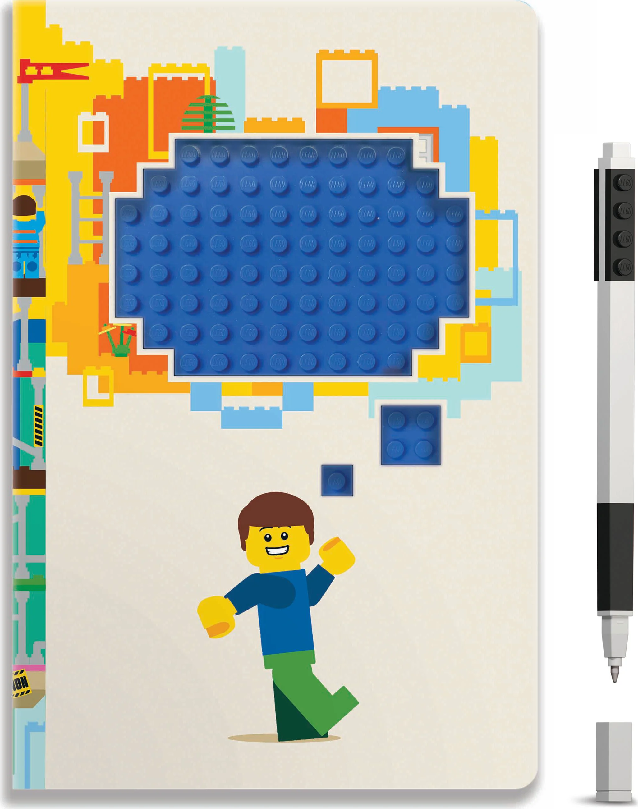 LEGO Recyclebaar notitieboekje met gelpen - gedachten