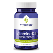 Vitakruid Vitamine D3 25 mcg 120 tabletten