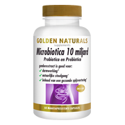 Golden Naturals Microbiotica 10 Miljard 60 vegacapsules
