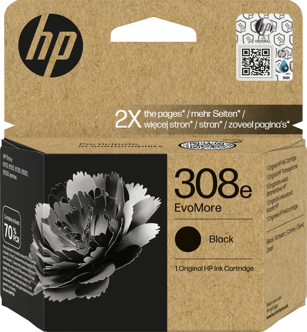 HP 308 XL Cartridge Zwart