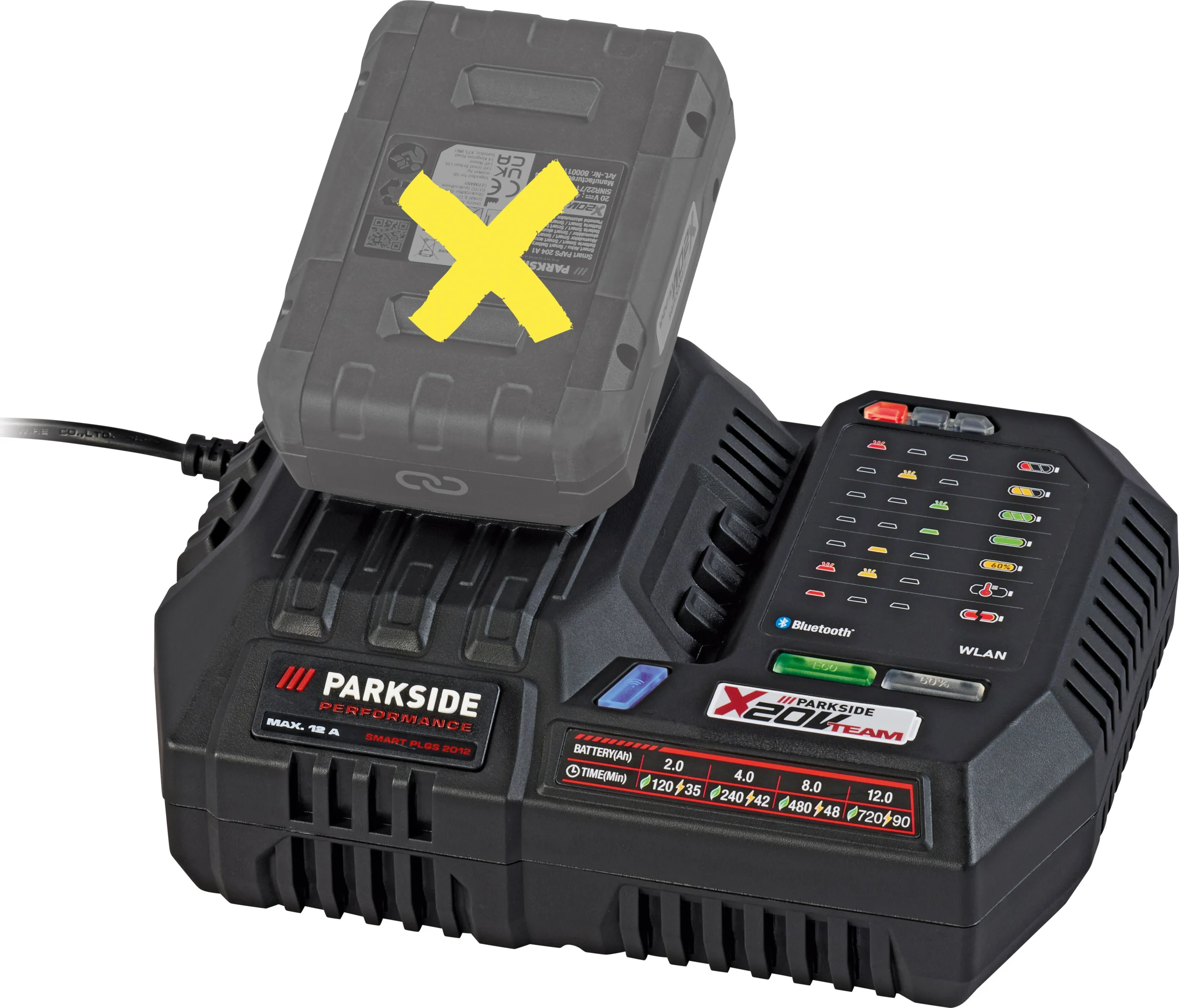 PARKSIDE PERFORMANCE Acculader Smart 20 V - 12 A