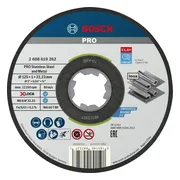 Bosch Professional X-LOCK Doorslijpschijven PRO Stainless Steel and Metal 125x22,23mm VE=1 - 2608619262