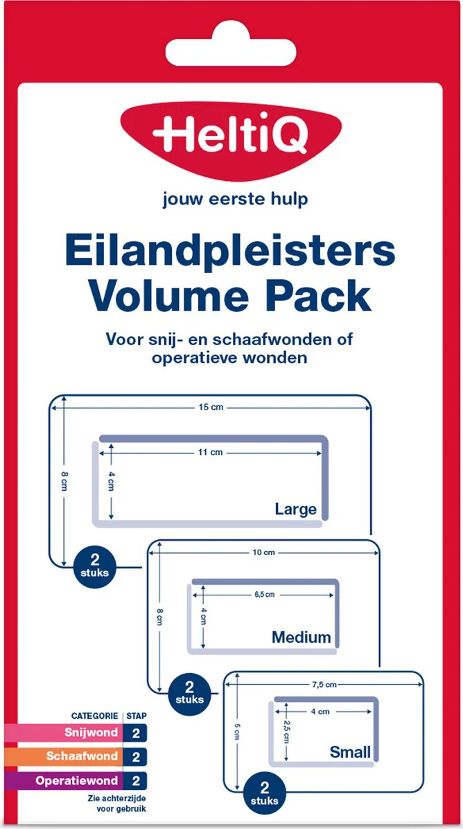 HeltiQ Eilandpleisters Volume Pack 6ST