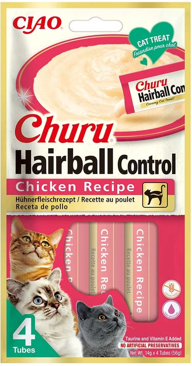 Ciao Churu Kat Haarbal Control Kip 56 gr