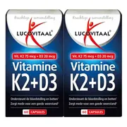 2x Lucovitaal Vitamine K2 + D3 60 capsules