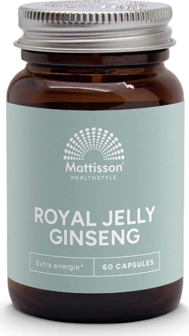 Mattisson Healthstyle Ginseng Royal Jelly Capsules 60CP