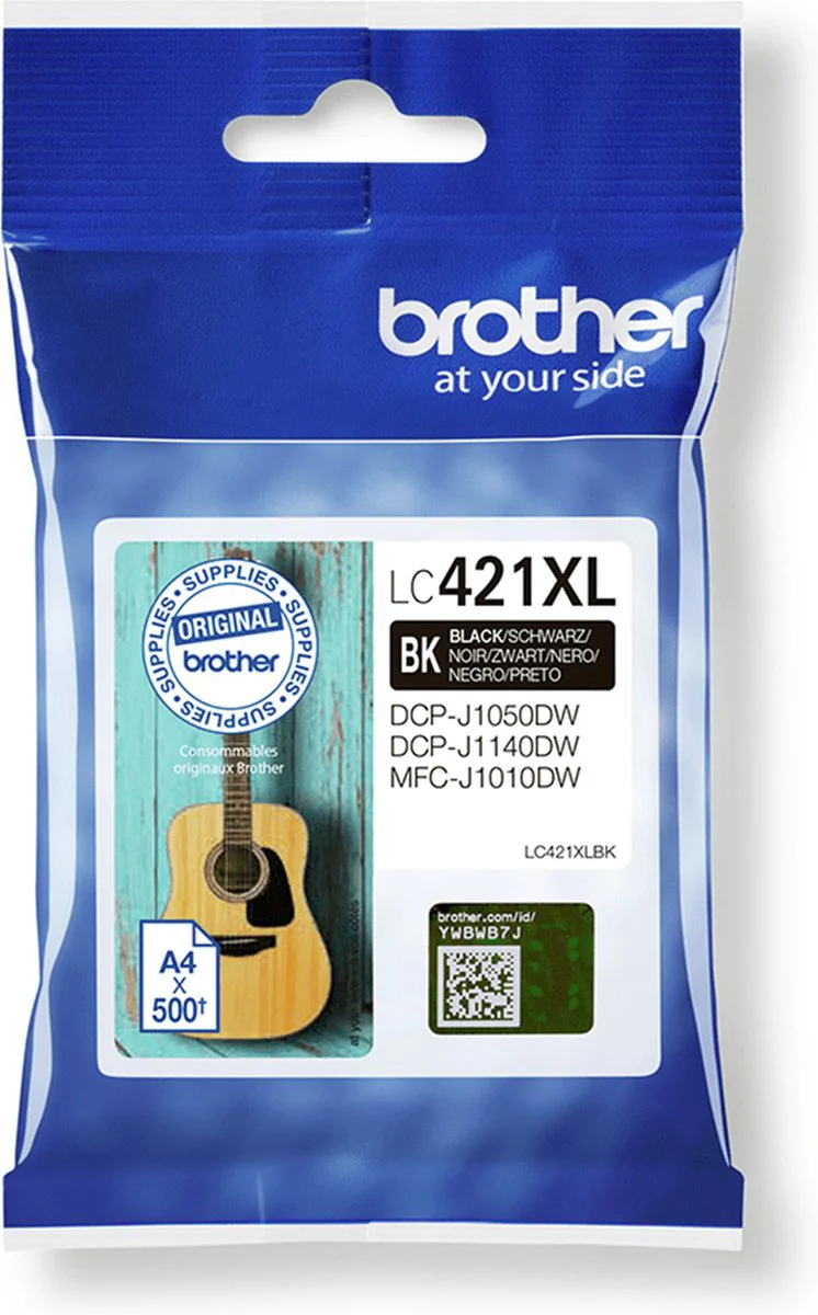 Brother LC-421XL Cartridge Zwart