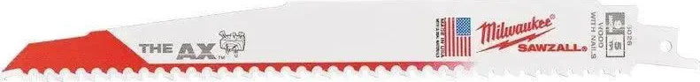 Milwaukee Heavy duty AX reciprozaagbladen voor hout met spijkers AX 230- VE=25 - 48008026