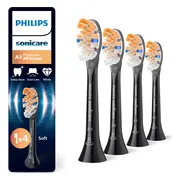 Philips Sonicare Opzetborstels All-in One Zwart 4 stuks
