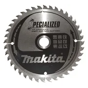 Makita B-33168 Cirkelzaagblad Hout (noest/spijker) | Embedded Tip | 165 x 2,0 x 20 mm | 40-tands