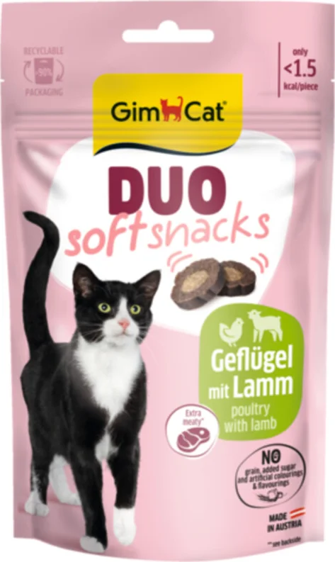 GimCat Duo Kattensnack Lam & Gevogelte 50 gr