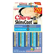 Ciao Churu Puree Skin & Coat Kattensnack Multipack Tuni & Scallop 20 x 14 gr