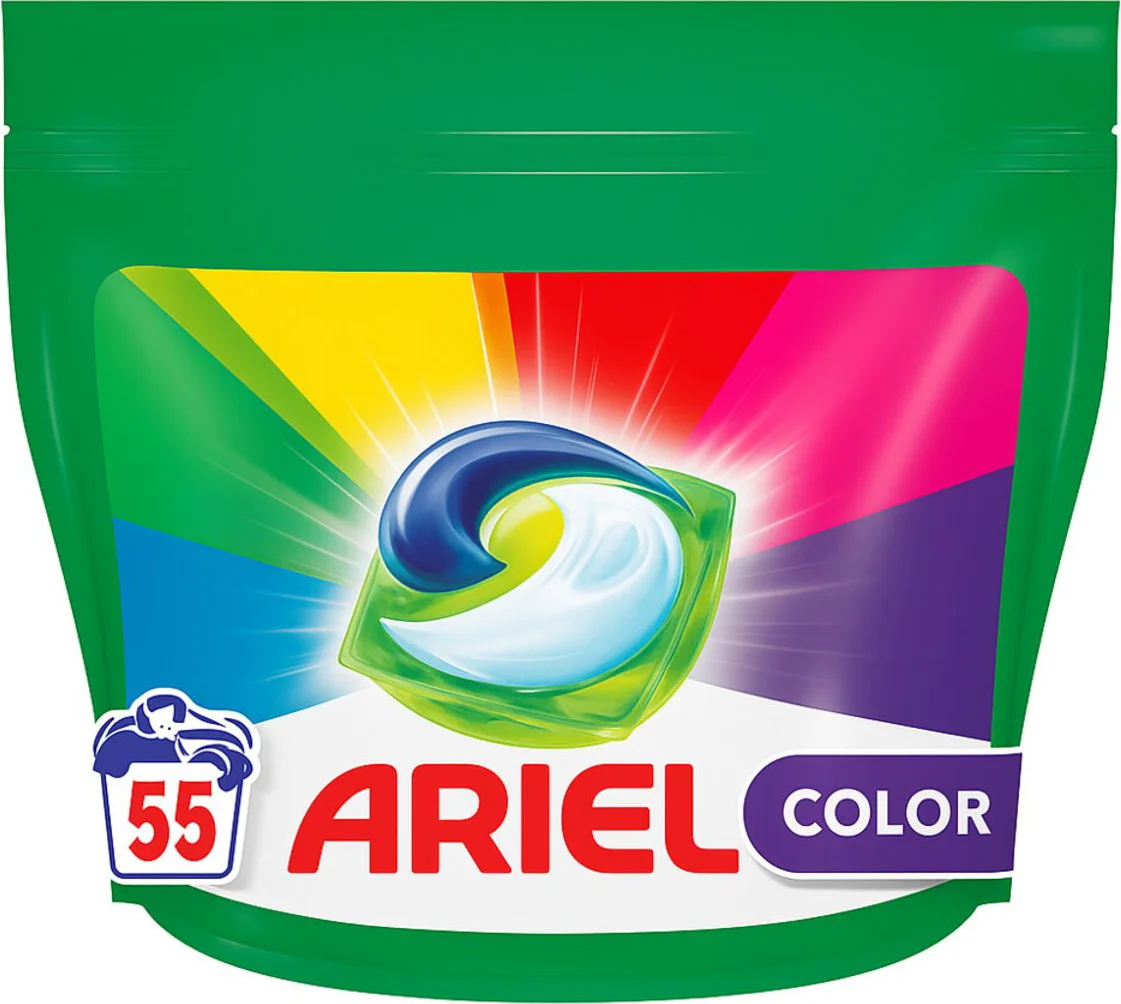 Ariel Wasmiddel 3in1 Pods Color 55 stuks