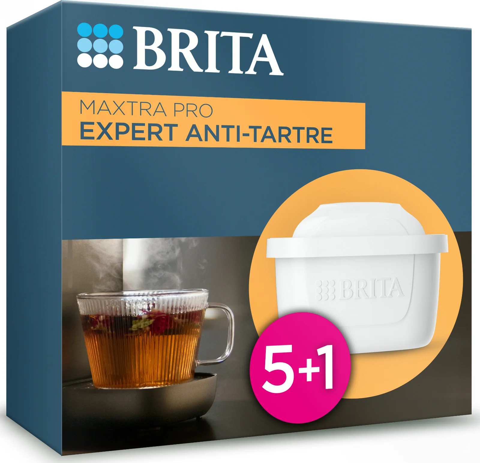 Brita Maxtra Pro Filterpatroon Kalk Expert Pack (5+1) 6ST