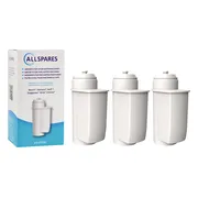 AllSpares Waterfilter (3x) voor Koffievolautomaten geschikt voor Brita Intenza TCZ7003 - TZ70003