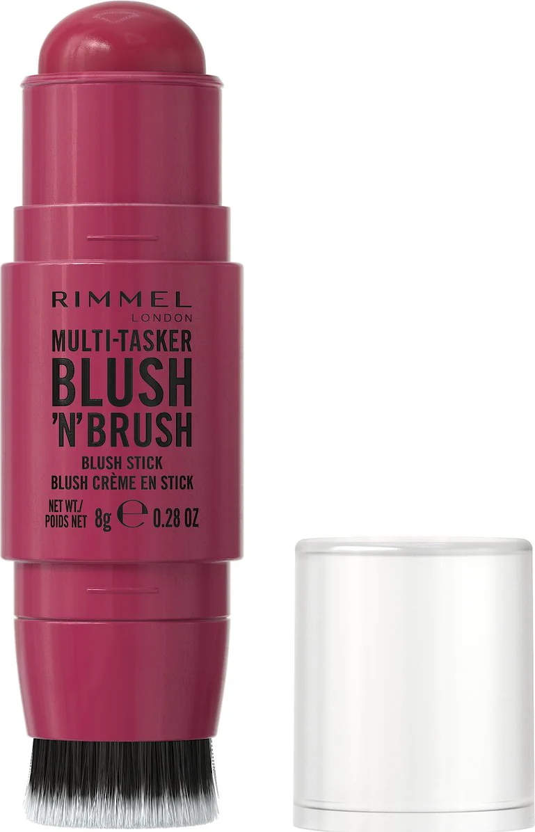 Rimmel Multi-Tasker Blush'N'Brush Stick 200 Fushia Glam 8 gr