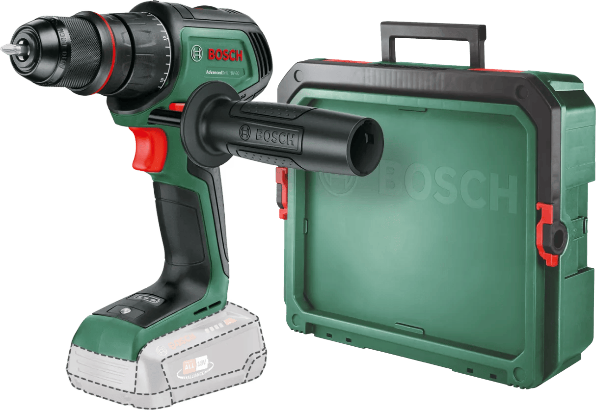 Bosch AdvancedDrill 18V-80 + Bosch SystemBox S