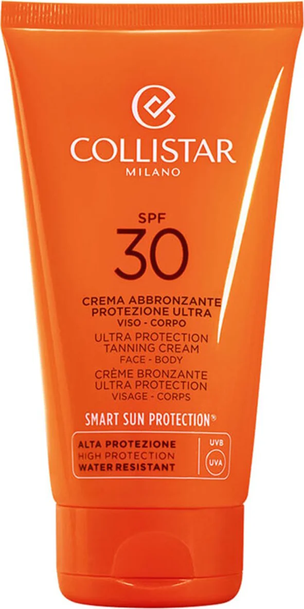 2x Collistar Ultra Protection Tanning Cream SPF30 150 ml