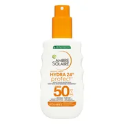 3x Garnier Ambre Solaire Hydra 24 Protect Zonnebrandspray SPF 50 150 ml