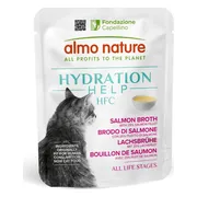 Almo Nature HFC Hydration Help Kattenvoer Zalmbouillon met Zalmfilet 50 gr