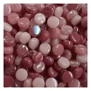 Darling Dotz Roze Rond 8mm Glas Mozaiek Steentjes 250 gram