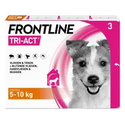 Frontline Tri-Act Anti Vlooien en Teken Druppels S 3 pipetten