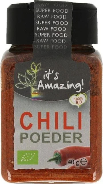 Its Amazing Chilipoeder Bio 40GR