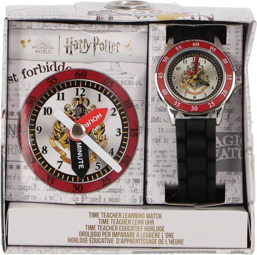 Accutime - Harry Potter - Time Teacher - Educatief Horloge - Leer Klokkijken - Zwart