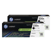 HP 220A LaserJet Toner Zwart (2 stuks)