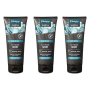 3x Kneipp Douche Men 2-in-1 Sport 200 ml